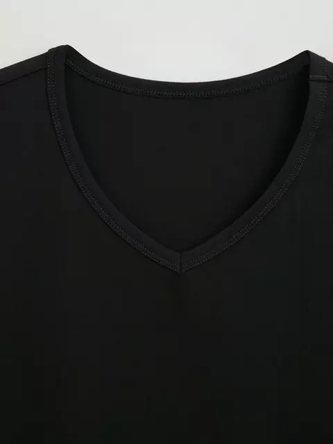 Хлопковая мужская футболка diwari basic men mf 2025 black, 20С-1096ТСП, 182,188-104/XL, DIWARI,  - 3