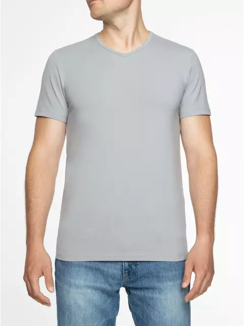 Мужская футболка diwari basic men mf 2025 light grey, , 170,176-108/XXL, DIWARI, - 1