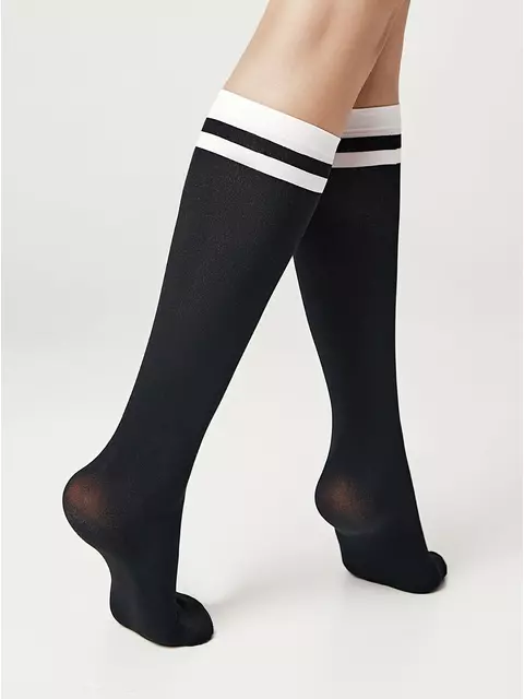 Плотные гольфы из микрофибры conte mode nero, 24С-91СП, 36-39 (23-25), CONTE ELEGANT,  - 3