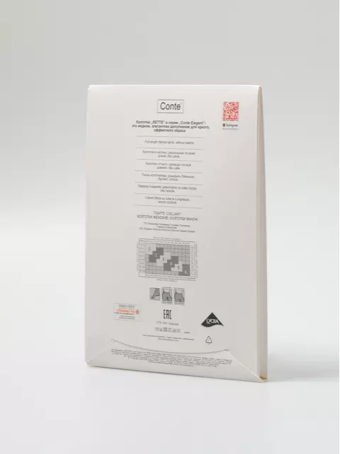 Колготки в среднюю сеточку rette medium natural, 8С-68СП, 4, CONTE ELEGANT,  - 5