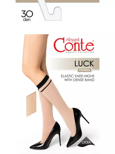 Гольфы женские conte fantasy luck gold-natural, 24С-89СП, 36-39 (23-25), CONTE ELEGANT,  - 3