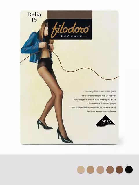 Матовые колготки filodoro delia 15 cappuccio, DELIA 15, 2, FILODORO,  - 2