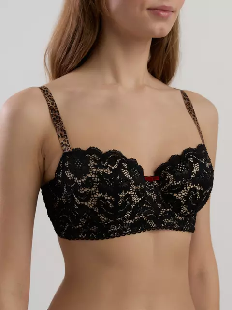 Бюстгальтер балконет leo tb5101 лео черный, 24С-0002КСП, 70B, CONTE ELEGANT,  - 3