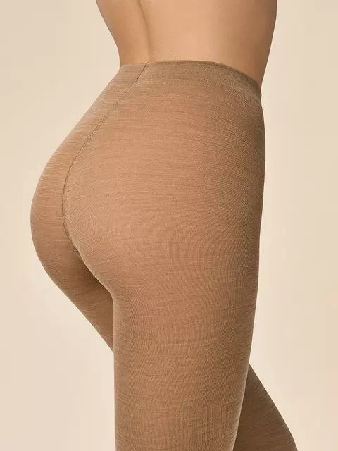 Колготки с шерстью омса lasticlana beige, LASTICLANA, 4, OMSA,  - 3