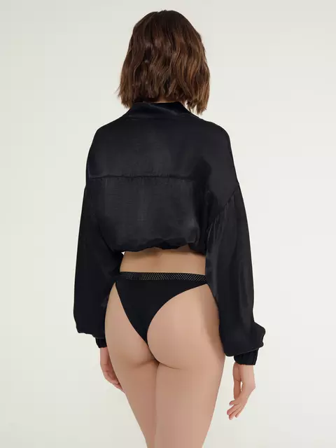 Трусы женские «танга» gotic lta 2982 black, 23С-3028ТСП, 90/XS, CONTE ELEGANT,  - 3