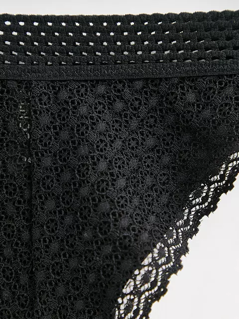 Трусы женские «танга» gotic lta 2982 black, 23С-3028ТСП, 90/XS, CONTE ELEGANT,  - 5