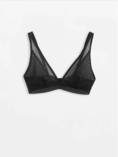 Бюстье женское из кружева и сетки gotic lbe 2981 black, 23С-3027ТСП, 170-88/S, CONTE ELEGANT,  - 3