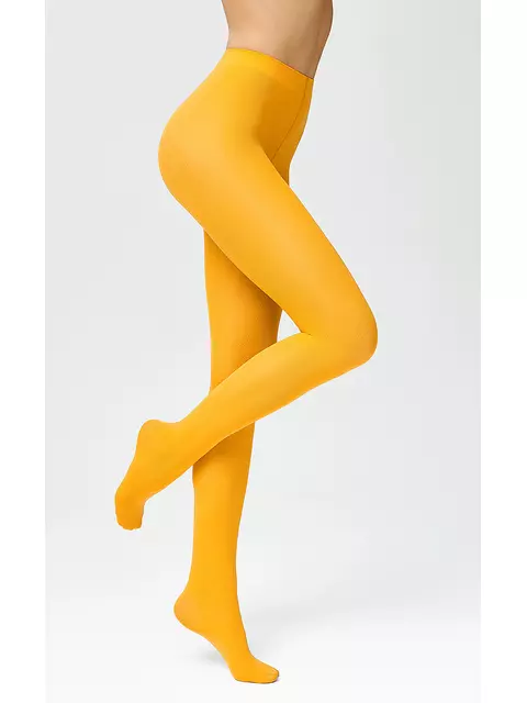 Плотные цветные колготки minimi multifibra colors 70 3d ambra, , 2, MINIMI, - 1