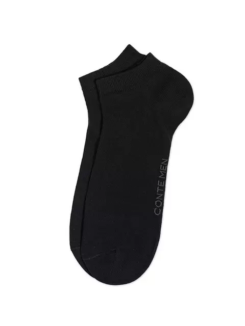 Короткие мужские носки cool 24/7 000 черный, 24С-158СП, 42-43 (27), CONTE ELEGANT,  - 2