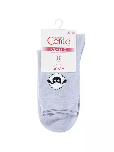 Носки женские conte classic 681 бледно-фиолетовый, 24С-151СП, 39-41, CONTE ELEGANT,  - 4