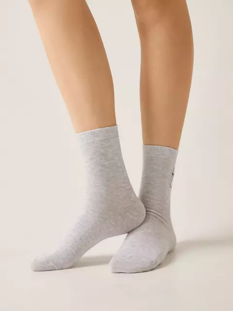 Носки женские conte classic 677 светло-серый, 24С-151СП, 36-38 (23-25), CONTE ELEGANT,  - 2