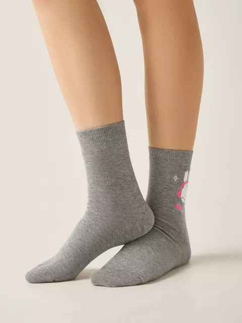 Носки женские конте classic 679 серый, 24С-151СП, 39-41 (25-27), CONTE ELEGANT,  - 2