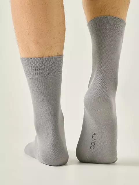 Мужские носки conte for men 000 серый, 24С-148СП, 44-45 (29), CONTE ELEGANT,  - 2