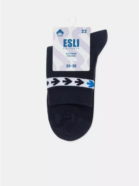 Носки детские esli 561 темно-синий, 24С-74СПЕ, 20, ESLI,  - 4