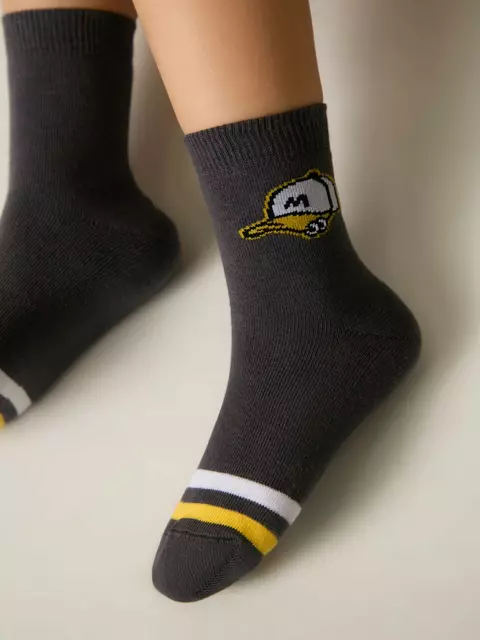 Носки для мальчиков esli 494 темно-серый, , 16, ESLI, - 1