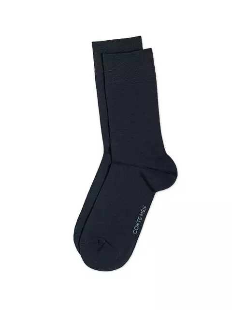 Классические мужские носки из бамбука conte bamboo 000 темно-синий, 24С-162СП, 42-43 (27), CONTE ELEGANT,  - 3