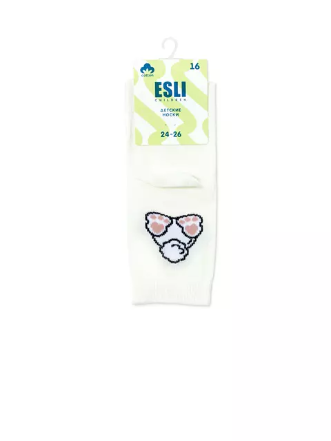 Носки детские esli 719 молочный, 24С-74СПЕ, 18, ESLI,  - 4