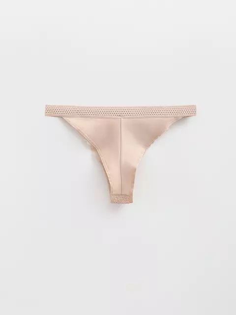 Трусы «танга» из кружева gotic lta 2982 almond, 23С-3028ТСП, 106/XL, CONTE ELEGANT,  - 4