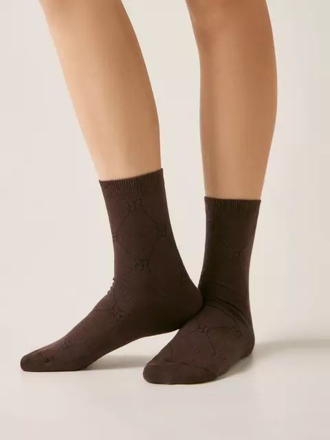 Женские носки конте classic 686 шоколадный, , 36-38 (23-25), CONTE ELEGANT, - 1