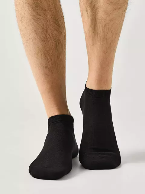 Носки мужские (короткие) conte bamboo 000 черный, , 44-45 (29), CONTE ELEGANT, - 1