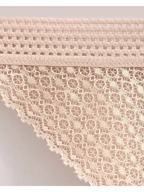 Трусы «танга» из кружева gotic lta 2982 almond, 23С-3028ТСП, 106/XL, CONTE ELEGANT,  - 5