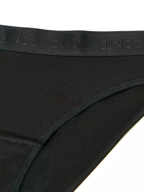Трусы «слип» из бамбука с хлопком criss cross lb 3129 black, 24С-3170ТСП, 106/XL, CONTE ELEGANT,  - 4