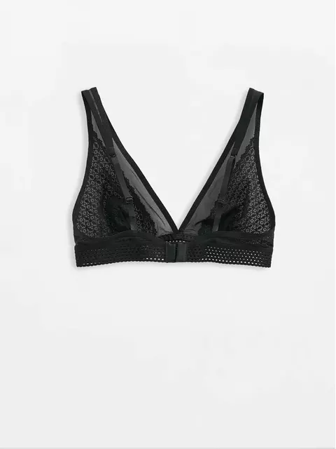 Бюстье женское из кружева и сетки gotic lbe 2981 black, 23С-3027ТСП, 170-88/S, CONTE ELEGANT,  - 4