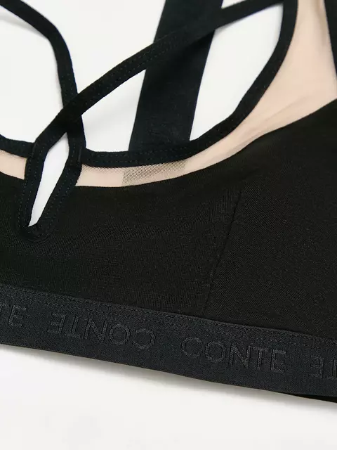 Бюстье из бамбука criss cross lbe 3014 black-natural, 24С-3056ТСП, 170-84/XS, CONTE ELEGANT,  - 5