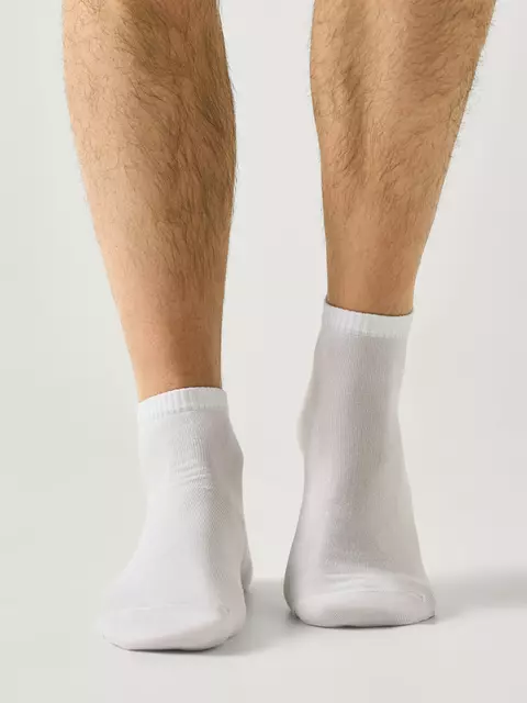 Короткие мужские носки conte bamboo 000 белый, , 44-45 (29), CONTE ELEGANT, - 1