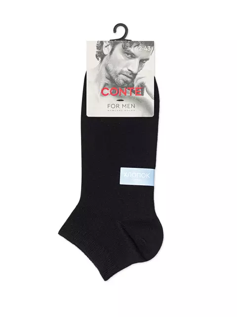 Носки мужские (короткие) conte for men 000 черный, 24С-149СП, 42-43 (27), CONTE ELEGANT,  - 4