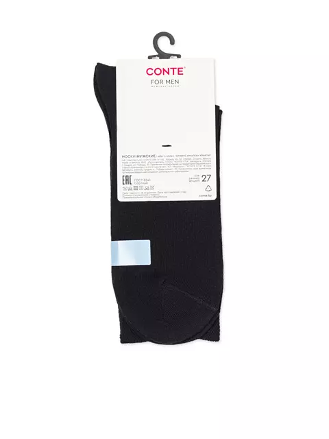 Носки мужские conte for men 000 черный, 24С-148СП, 42-43 (27), CONTE ELEGANT,  - 5