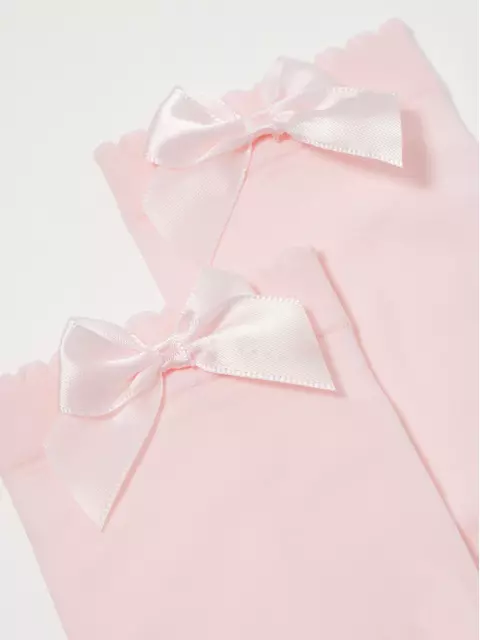 Носки для девочек с бантом lily light pink, 20С-117СП, 20-22, CONTE ELEGANT,  - 4