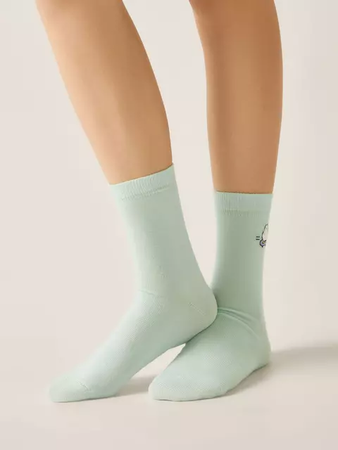 Носки женские conte classic 678 бледно-бирюзовый, 24С-151СП, 36-38 (23-25), CONTE ELEGANT,  - 2