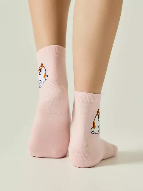 Носки детские с рисунком esli 725 светло-розовый, 24С-74СПЕ, 20, ESLI,  - 2