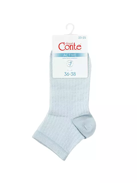 Женские короткие носки conte active 704 голубой, 24С-75СП, 36-38 (23-25), CONTE ELEGANT,  - 4