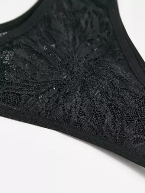 Трусы женские бразилиана mystery garden lbr 3114 black, 24С-3155ТСП, 94/S, CONTE ELEGANT,  - 7