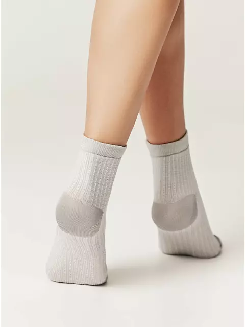 Носки короткие вискозные conte active 704 серый, 24С-75СП, 36-38 (23-25), CONTE ELEGANT,  - 3