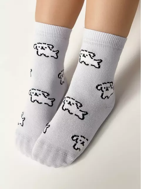 Носки детские esli 755 бледно-фиолетовый, , 14, ESLI, - 1