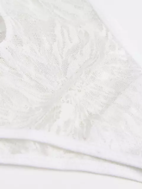 Трусы бразилиана с фигурным вырезом conte mystery garden lbr 3116 off white, 24С-3157ТСП, 98/M, CONTE ELEGANT,  - 4