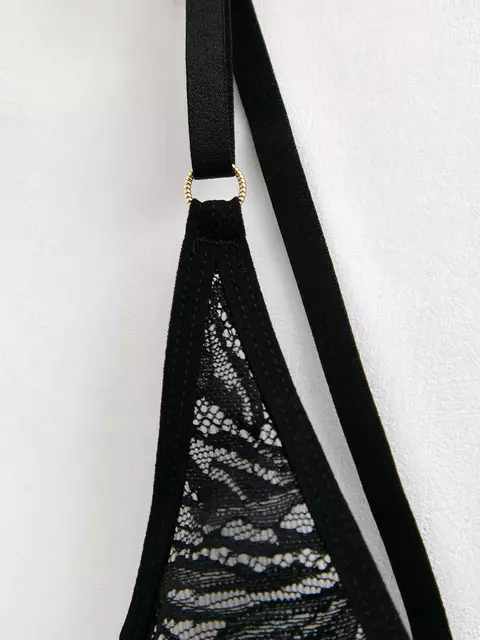 Бюстье женские с v-образным декольте mystery garden lbe 3112 black, 24С-3153ТСП, 170-92/M, CONTE ELEGANT,  - 7