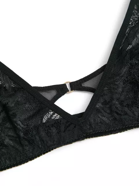 Бюстье женские с v-образным декольте mystery garden lbe 3112 black, 24С-3153ТСП, 170-92/M, CONTE ELEGANT,  - 6