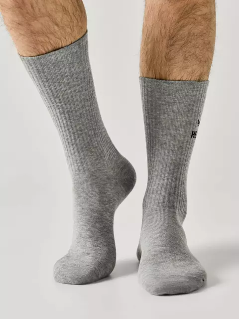 Носки удлинённые diwari active 222 серый, 20С-19СП, 40-41 (25), DIWARI,  - 2