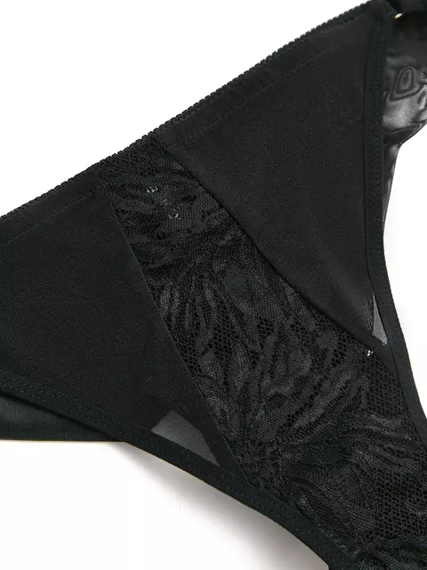 Трусы бразилиана со средней линией талии conte mystery garden lbr 3117 black, 24С-3158ТСП, 102/L, CONTE ELEGANT,  - 4