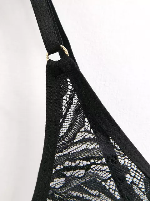 Бюстье с треугольными чашками conte mystery garden lbe 3113 black, 24С-3154ТСП, 170-88/S, CONTE ELEGANT,  - 7