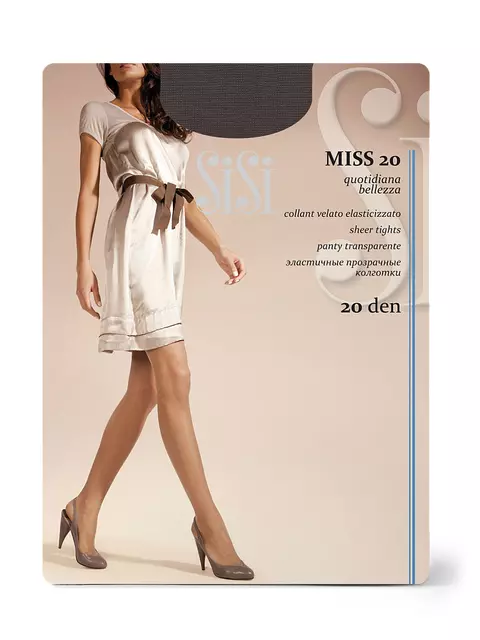 Колготки sisi miss 20 nero, , 3, SISI, - 1