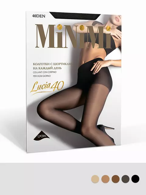 Колготки minimi lucia 40 nero, , 2, MINIMI, - 1