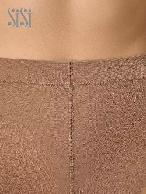 Колготки с ажурными трусиками sisi style 15 moka, STYLE 15, 3, SISI,  - 7