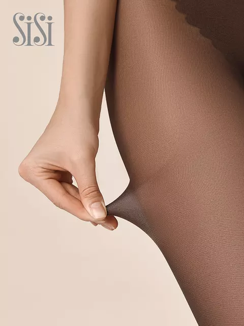 Полупрозрачные колготки sisi style 40 moka, STYLE 40, 4, SISI,  - 7
