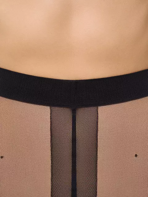 Колготки фантазийные minimi la sfera 20 nero, LA SFERA 20 (колготки в горошек), 3, MINIMI,  - 4