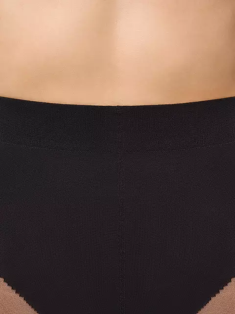 Колготки моделирующие в горошек minimi la sfera slim 20 daino/nero, LA SFERA SLIM 20 (колготки в средний горошек), 3, MINIMI,  - 5